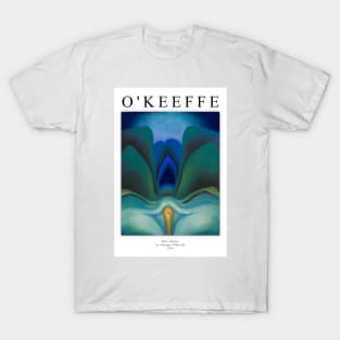 High Resolution Georgia O'Keeffe Painting Blue Flower 1918 T-Shirt